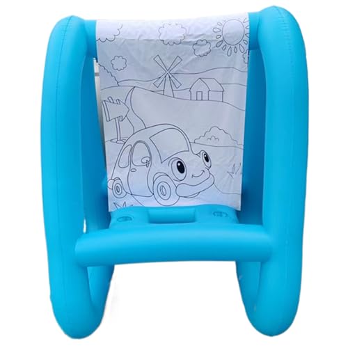 Lamppdcor Kleinkind-Staffelei, PVC Waschable Outdoor aufblasbare 3-in-1-Farbe & Spiel Hinterhof-Staffelei, tragbare stehende Kinder, Keine Kunstbedarf enthalten von Lamppdcor