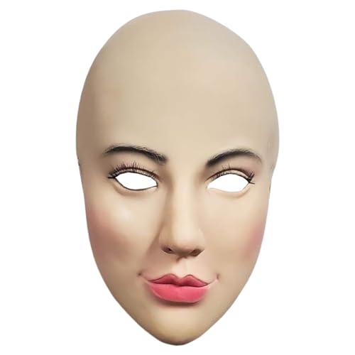 Lamppdcor Latexmaske, realistische weibliche Maske mit Make -up Halloween Elastic Stirnband für Cosplay -Kostümparty Lamppdcor Latexmaske, realistische weibliche Maske mit Make -up Halloween Elastic Stirnband für Cosplay -Kostümparty von Lamppdcor