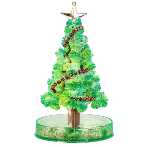 Lamppdcor Papier Weihnachtsbaum, Kristallwachstum Kit Mini DIY Crystal Paperbaum Spielzeug Schreibtisch Dekor Geschenk für Kinder Lamppdcor Papier Weihnachtsbaum, Kristallwachstum Kit Mini DIY Crystal Paperbaum Spielzeug Schreibtisch Dekor Geschenk für Kinder von Lamppdcor