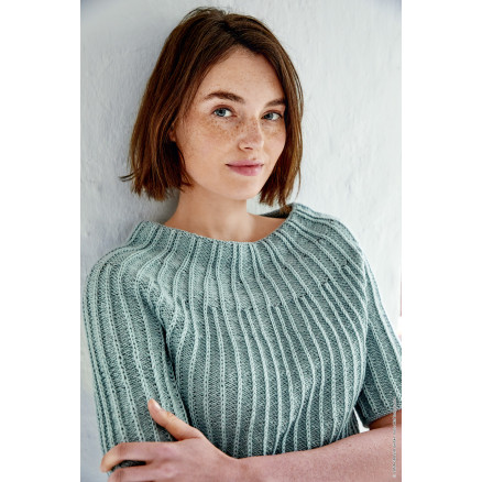 Cool Wool Sweater by Lana Grossa - Damen Pullover mit Rundpasse, Größe 8/10 - 20/22 von Lana Grossa