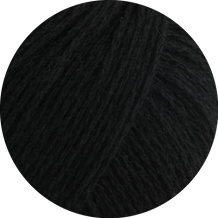 Lana Grossa Cashmere Pure Garn 08 Schwarz von Lana Grossa