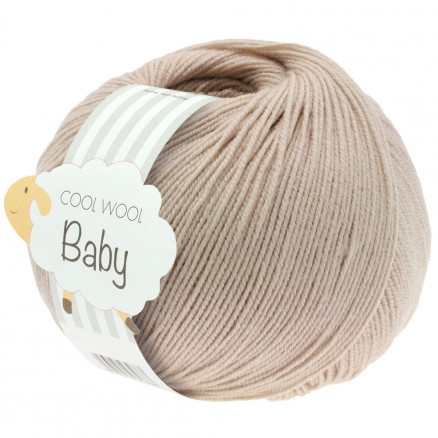Lana Grossa Cool Wool Baby- Garn 212 Beige von Lana Grossa