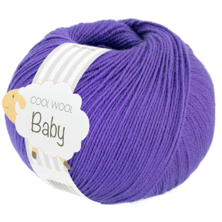 Lana Grossa Cool Wool Baby- Garn 317 Violett von Lana Grossa