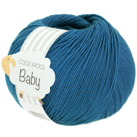 Lana Grossa Cool Wool Baby Garn 326 Petrolblau von Lana Grossa