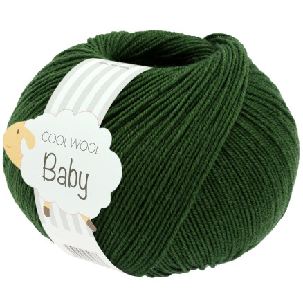 Lana Grossa Cool Wool Baby Garn 336 Dunkelgrün von Lana Grossa