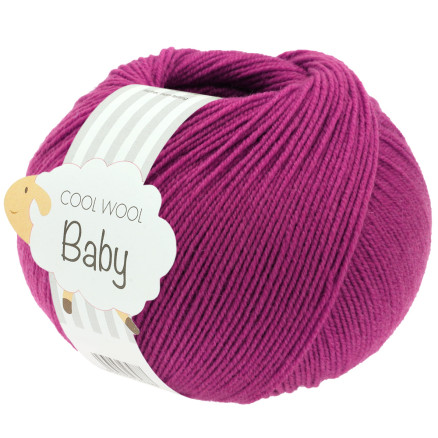 Lana Grossa Cool Wool Baby Garn 340 Fuchsia von Lana Grossa
