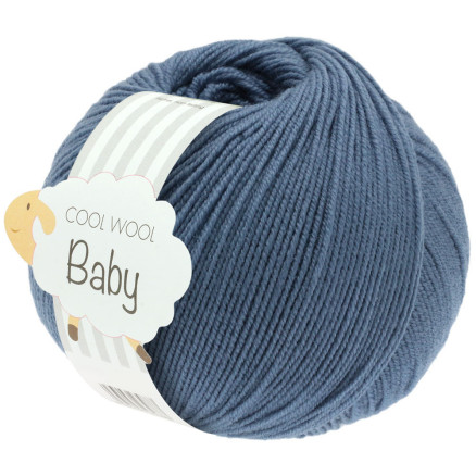 Lana Grossa Cool Wool Babygarn 263 Puderblau von Lana Grossa