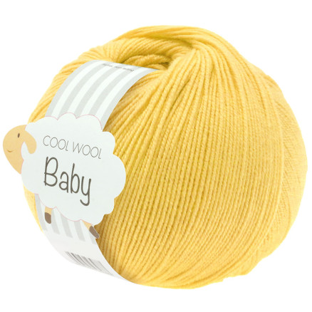 Lana Grossa Cool Wool Babygarn 273 Gelb von Lana Grossa
