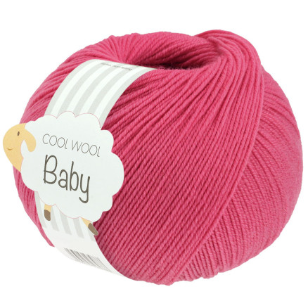 Lana Grossa Cool Wool Babygarn 341 Hallon von Lana Grossa