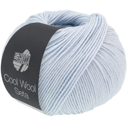 Lana Grossa Cool Wool Seta Garn 02 Hellblau von Lana Grossa