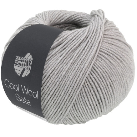Lana Grossa Cool Wool Seta Garn 17 Hellgrau von Lana Grossa