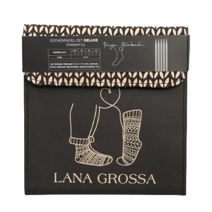 Lana Grossa Deluxe Strumpfstricknadelset Edelstahl 15 cm 2,25-3,5 mm 4 Lana Grossa Deluxe Strumpfstricknadelset Edelstahl 15 cm 2,25-3,5 mm 4 von Lana Grossa