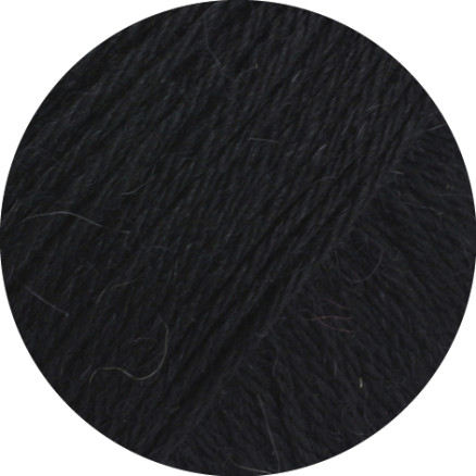 Lana Grossa Landlust Alpaka-Merino-Garn 160 410 Schwarz von Lana Grossa