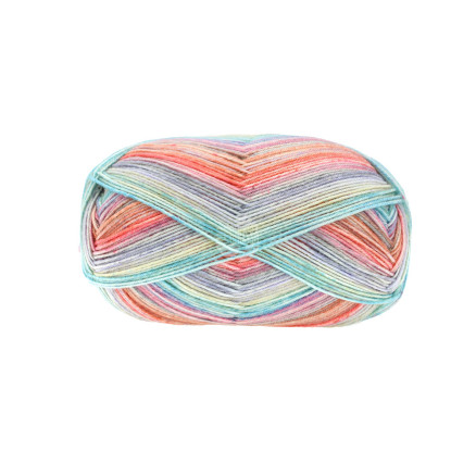 Lana Grossa Meilenweit 100 Cosima Garn 3485 Vanille/Petrol/Türkis/Hinterbeere/Beige/Hellgrau/Nougat/Orange von Lana Grossa
