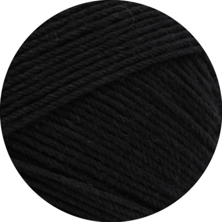 Lana Grossa Meilenweit 100 Merino Extrafine Uni Garn 2402 Schwarz Lana Grossa Meilenweit 100 Merino Extrafine Uni Garn 2402 Schwarz von Lana Grossa
