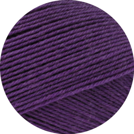 Lana Grossa Meilenweit 100 Merino Extrafine Uni Garn 2455 Dunkel Violett von Lana Grossa