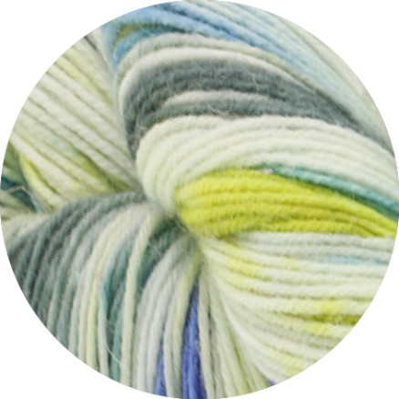 Lana Grossa Meilenweit 100 Merino Handgefärbtes Regenbogengarn 7004 von Lana Grossa