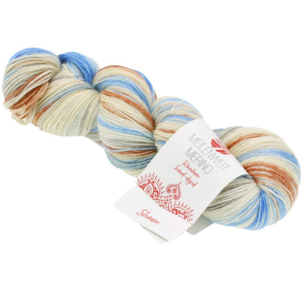 Lana Grossa Meilenweit 100 Merino handgefärbtes Regenbogengarn 7010 von Lana Grossa
