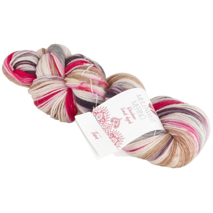 Lana Grossa Meilenweit 100 Merino handgefärbtes Regenbogengarn 7014 von Lana Grossa