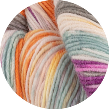 Lana Grossa Meilenweit 100 Merino handgefärbtes Regenbogengarn 7015 von Lana Grossa