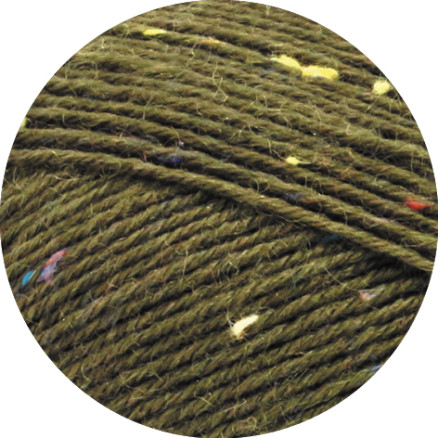 Lana Grossa Meilenweit 100 Tweed Garn 168 Lodengrün von Lana Grossa