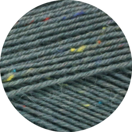 Lana Grossa Meilenweit 100 Tweed Garn 172 Dunkelblau-Grau von Lana Grossa