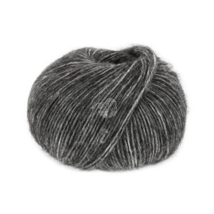 Lana Grossa Natural Alpaca Pelo Garn 004 Dunkelgrau Melange von Lana Grossa
