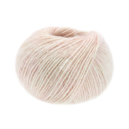 Lana Grossa Natural Alpaca Pelo Garn 011 Weiches Pink Meliert von Lana Grossa