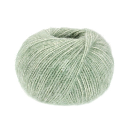 Lana Grossa Natural Alpaca Pelo Garn 014 Mint gefleckt von Lana Grossa