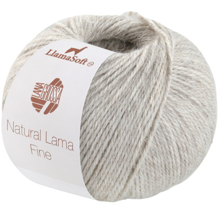 Lana Grossa Natural Lama Fine Garn 112 Grau-Beige Lana Grossa Natural Lama Fine Garn 112 Grau-Beige von Lana Grossa