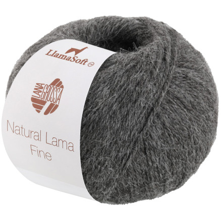 Lana Grossa Natural Lama Fine Garn 114 Graubraun von Lana Grossa