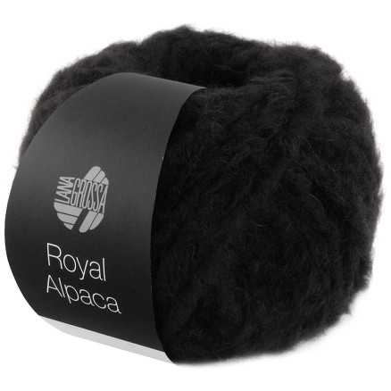 Lana Grossa Royal Alpaca 14 Schwarz von Lana Grossa