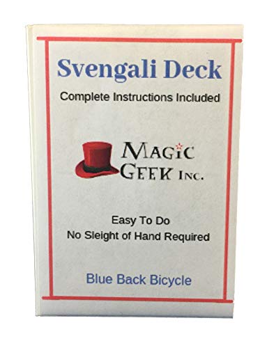 Magic Geek, Inc. Bicycle Svengali Deck - Blue by von Magie