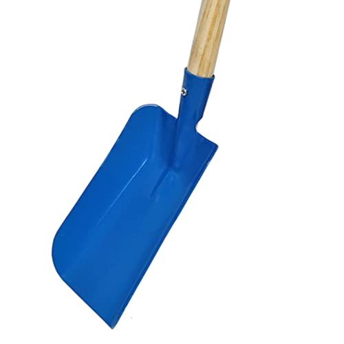 Kinder Gartengeräte Kindergartengeräte 1 von 8, Kinder Garten Werkzeuge Geräte Schaufel, Besen, Rechen, Laubbesen, Harke, Grubber, Doppelhacke, Spaten, Metall mit Holzstiel (Schaufel blau) von Land-Haus-Shop