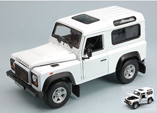Land Rover Defender, Weiss, Modellauto, Fertigmodell, Welly 1:24 Land Rover Defender, Weiss, Modellauto, Fertigmodell, Welly 1:24 von Land Rover