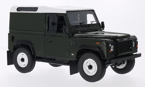 Land Rover Defender 90 County Hardtop, dunkelgrün/weiss, RHD, 2004, Modellauto, Fertigmodell, UH 1:18 Land Rover Defender 90 County Hardtop, dunkelgrün/weiss, RHD, 2004, Modellauto, Fertigmodell, UH 1:18 von Land Rover