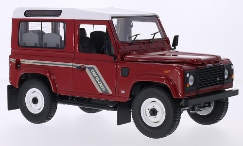 Land Rover Defender 90 Station Wagon, rot/weiss, RHD, Modellauto, Fertigmodell, UH 1:18 Land Rover Defender 90 Station Wagon, rot/weiss, RHD, Modellauto, Fertigmodell, UH 1:18 von Land Rover