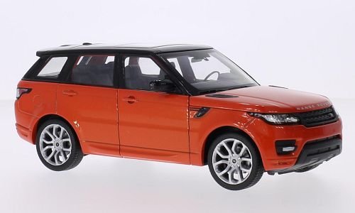 Land Rover Range Rover Sport, metallic-dunkelorange/schwarz, Modellauto, Fertigmodell, Welly 1:24 Land Rover Range Rover Sport, metallic-dunkelorange/schwarz, Modellauto, Fertigmodell, Welly 1:24 von Land Rover