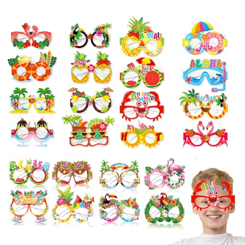 24 Stücke Partybrillen für Hawaii Party Deko, Hawaii Deko,Perfekte Fotobox Accessoires für Hawaii Party Deko, Lustige Brille für, Geeignet für Karneval, Fasching und Hawaiian Tropische Party 24 Stücke Partybrillen für Hawaii Party Deko, Hawaii Deko,Perfekte Fotobox Accessoires für Hawaii Party Deko, Lustige Brille für, Geeignet für Karneval, Fasching und Hawaiian Tropische Party von LandReCol