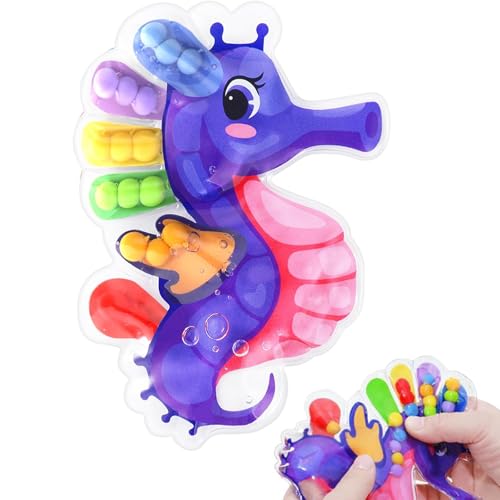 LandReCol Sensorisches Sortierspiel Seepferdchen – Kompaktes Reise Spielzeug, Montessori Farb-Lernspiel für Motoriktraining, Tragbares Sortierspiel Reisespielzeug 16,5cm × 11,9cm LandReCol Sensorisches Sortierspiel Seepferdchen – Kompaktes Reise Spielzeug, Montessori Farb-Lernspiel für Motoriktraining, Tragbares Sortierspiel Reisespielzeug 16,5cm × 11,9cm von LandReCol