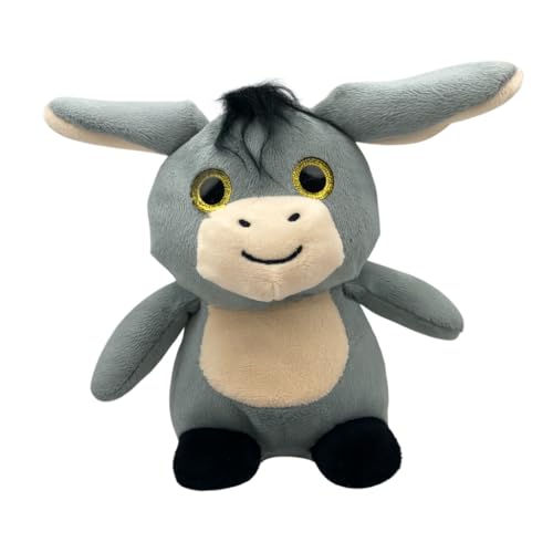 Landahl & Baumann Plüschtiere 14 cm – Kuscheltiere mit Glitzeraugen, weiches Stofftier für Kinder (Esel) von Landahl & Baumann