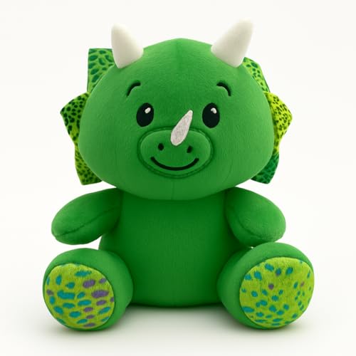 Landahl & Baumann Plüschtiere 17 cm – Kuscheltiere mit Glitzeraugen, weiches Stofftier für Kinder (Dinosaurier) von Landahl & Baumann