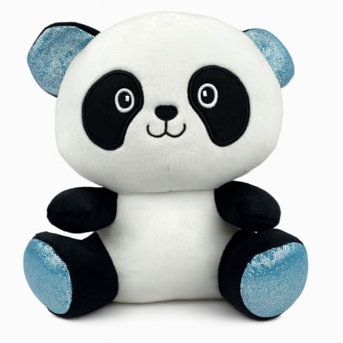 Landahl & Baumann Plüschtiere 17 cm – Kuscheltiere mit Glitzeraugen, weiches Stofftier für Kinder (Panda) von Landahl & Baumann