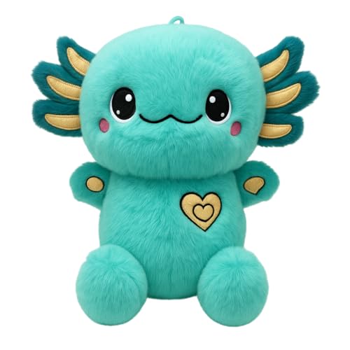 Landahl & Baumann Plüschtiere 20 cm – Kuscheltier Axolotl, weiches Stofftier für Kinder von Landahl & Baumann