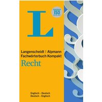 Langenscheidt Alpmann Fachwörterbuch Kompakt Recht Englisch von Langenscheidt bei PONS Langenscheidt