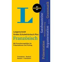 Langenscheidt Großes Schulwörterbuch Plus Französisch von Langenscheidt bei PONS Langenscheidt