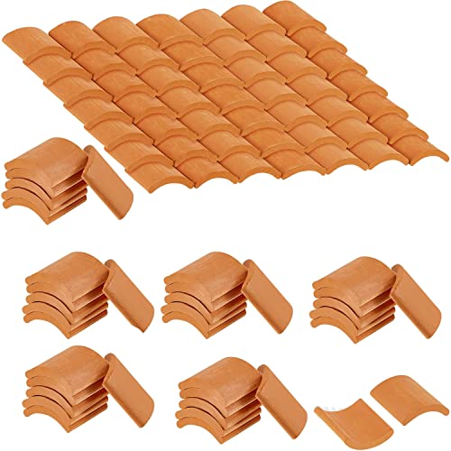 Lanko 200 Stück Dachziegel, Modell, Bausatz, Mini-Fliesen, rot, für DIY, Landschaft, Küche, Garten, Dekoration Lanko 200 Stück Dachziegel, Modell, Bausatz, Mini-Fliesen, rot, für DIY, Landschaft, Küche, Garten, Dekoration von Lanko