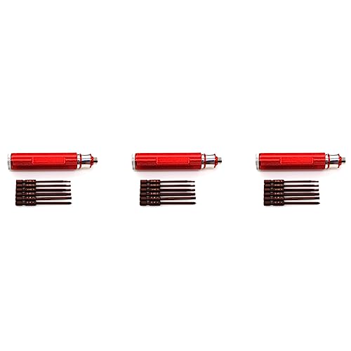 Lanko 3 Sechskant-Schraubendreher-Set, 6 in 1, H1,5, 2,0, 2,5, 3,0 mm, Werkzeugset, Kreuzschlitz-Schraubendreher, Sechskantschlitz, für Flugzeug, Boot, ferngesteuertes Modell, 2 von Lanko