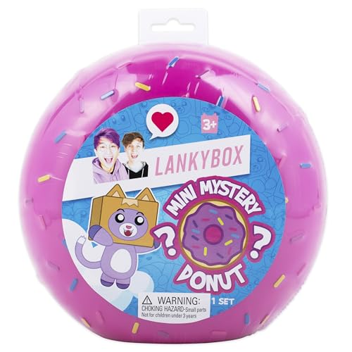LankyBox 2182 Mystery Donut, Minifiguren zum Sammeln, 6 spannende Spielzeuge zum Entdecken im Inneren, offizielles Lizenzprodukt, Mehrfarbig LankyBox 2182 Mystery Donut, Minifiguren zum Sammeln, 6 spannende Spielzeuge zum Entdecken im Inneren, offizielles Lizenzprodukt, Mehrfarbig von LankyBox