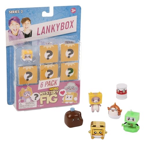 LankyBox 22206 Mystery Micro 6 Pack, Serie 2, Sammel-Minifiguren, ultraseltene Editionen, offiziell lizenzierte Merch-Styles können variieren LankyBox 22206 Mystery Micro 6 Pack, Serie 2, Sammel-Minifiguren, ultraseltene Editionen, offiziell lizenzierte Merch-Styles können variieren von LankyBox